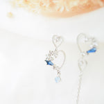  Korea Made Earrings Local Brand in Malaysia Cubic Zirconia Dainty Delicate Minimalist Jewellery Jewelry Bridal Bride Clip On Earrings 925 Sterling Silver