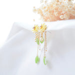Made in Japan Earrings Japanese Style Anting Bride Bridal Dinner 925 Sterling Silver Accessory Fashion Fancy Stylish Costume Jewellery Online Malaysia Shopping Trendy Accessories Daily Wear Jewelry Dainty Minimalist Delicate Clip On Earrings No Piercing Special Perfect Gift From Heart For Your Loved One Chinese New Year Gong Xi Fa Cai 転写ビーズイヤリングピース手作りハンドメードアクセサリー  Sakura uv Resin Handmade In Malaysia uvレジン　さくら　桜  ひまわり ヒマワリ　向日葵