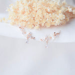 Made in Korea Earrings Korean Anting Cubic Zirconia Bride Bridal Dinner 925 Sterling Silver Accessory Fashion Fancy Stylish Costume Jewellery Online Malaysia Shopping Trendy Accessories Daily Wear Jewelry Dainty Minimalist Delicate Clip On Earrings No Piercing Special Perfect Gift From Heart For Your Loved One Sakura さくら
