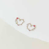 Silver Summer Love Earrings