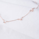 Made in Korea Necklace Korean Rantai Leher Cubic Zirconia Bride Bridal Dinner Rhodium Plated Accessory Fashion Fancy Stylish Jewellery Online Malaysia Shopping Trendy Accessories Daily Wear Jewelry Dainty Minimalist Delicate Special Perfect Gift From Heart For Your Loved One