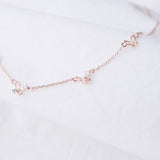Made in Korea Necklace Korean Rantai Leher Cubic Zirconia Bride Bridal Dinner Rhodium Plated Accessory Fashion Fancy Stylish Jewellery Online Malaysia Shopping Trendy Accessories Daily Wear Jewelry Dainty Minimalist Delicate Special Perfect Gift From Heart For Your Loved One