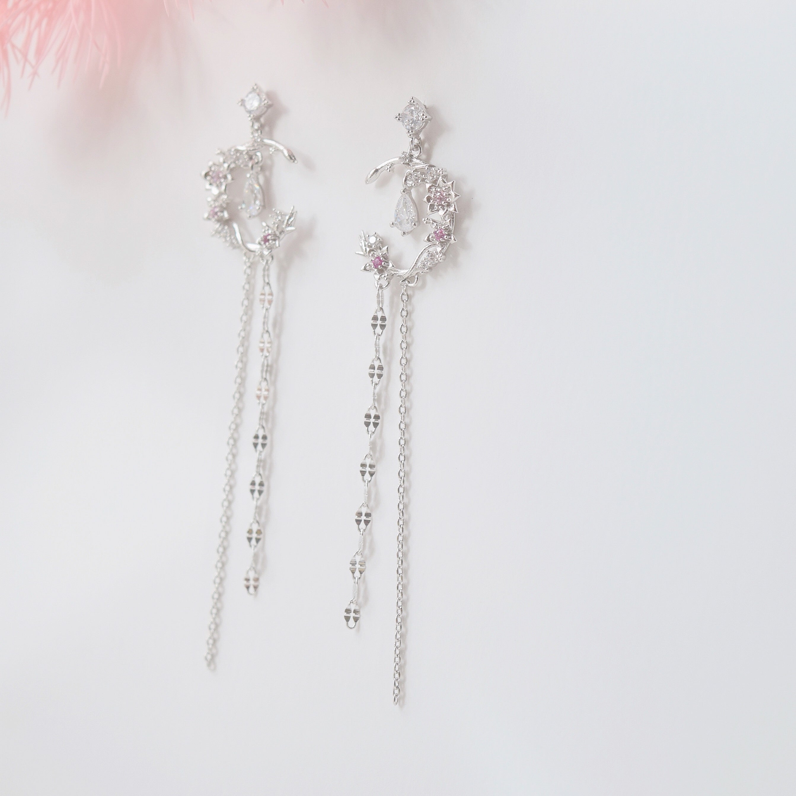 Made in Korea Earrings Korean Anting Cubic Zirconia Bride Bridal Dinner 925 Sterling Silver Fashion Costume Jewellery Online Malaysia Shopping Trendy No Piercing Special Perfect Gift From Heart For Your Loved One Accessory Gift for her Rose Gold Korea Made Earrings Korean Jewellery Jewelry Local Brand in Malaysia Cubic Zirconia Dainty Delicate Minimalist Jewellery Jewelry Bride Clip On Earrings  Silver Christmas Gift Set Xmas Silver snowman wreath candy cane present gift for her gift ideas