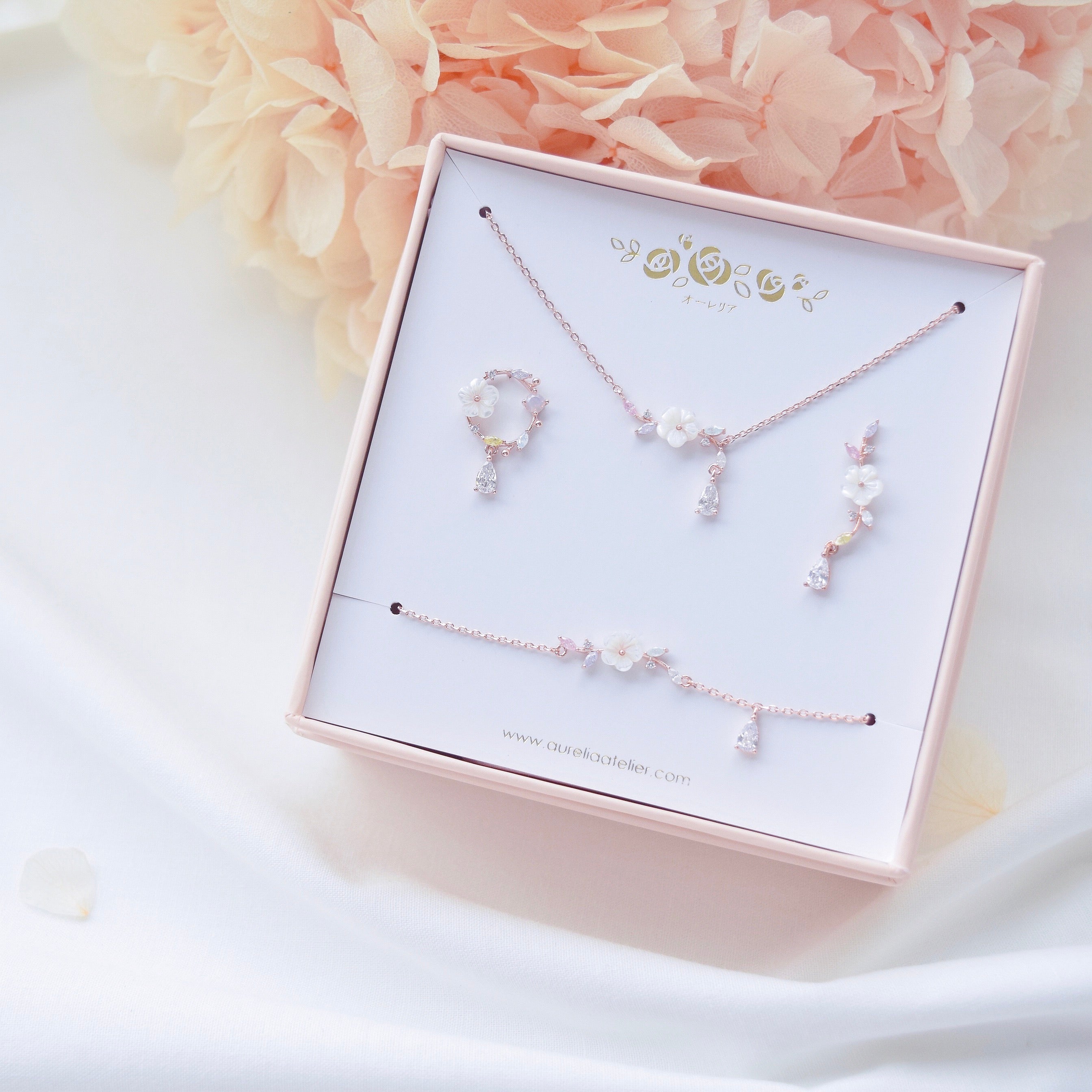 Winter Jasmine Bouquet | Gift Ideas | Made in Korea | Dainty Jewellery ...