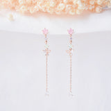 Rose Gold Made in Korea Earrings Korean Anting Cubic Zirconia Bride Bridal Dinner 925 Sterling Silver Accessory Fashion Fancy Stylish Costume Jewellery Online Malaysia Shopping Trendy Accessories Daily Wear Jewelry Dainty Minimalist Delicate Clip On Earrings No Piercing Special Perfect Gift From Heart For Your Loved One