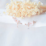 Made in Korea Earrings Korean Anting Cubic Zirconia Bride Bridal Dinner 925 Sterling Silver Accessory Fashion Fancy Stylish Costume Jewellery Online Malaysia Shopping Trendy Accessories Daily Wear Jewelry Dainty Minimalist Delicate Clip On Earrings No Piercing Special Perfect Gift From Heart For Your Loved One Sakura さくら