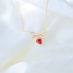 Rose Gold Made in Korea Necklace Korean Rantai Leher Cubic Zirconia Bride Bridal Dinner Rhodium Plated Accessory Fashion Fancy Stylish Jewellery Online Malaysia Shopping Trendy Accessories Daily Wear Jewelry Dainty Minimalist Delicate Special Perfect Gift From Heart For Your Loved One