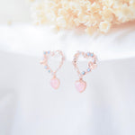 Made in Korea Earrings Korean Anting Cubic Zirconia Bride Bridal Dinner 925 Sterling Silver Accessory Fashion Fancy Stylish Costume Jewellery Online Malaysia Shopping Trendy Accessories Daily Wear Jewelry Dainty Minimalist Delicate Clip On Earrings No Piercing Special Perfect Gift From Heart For Your Loved One