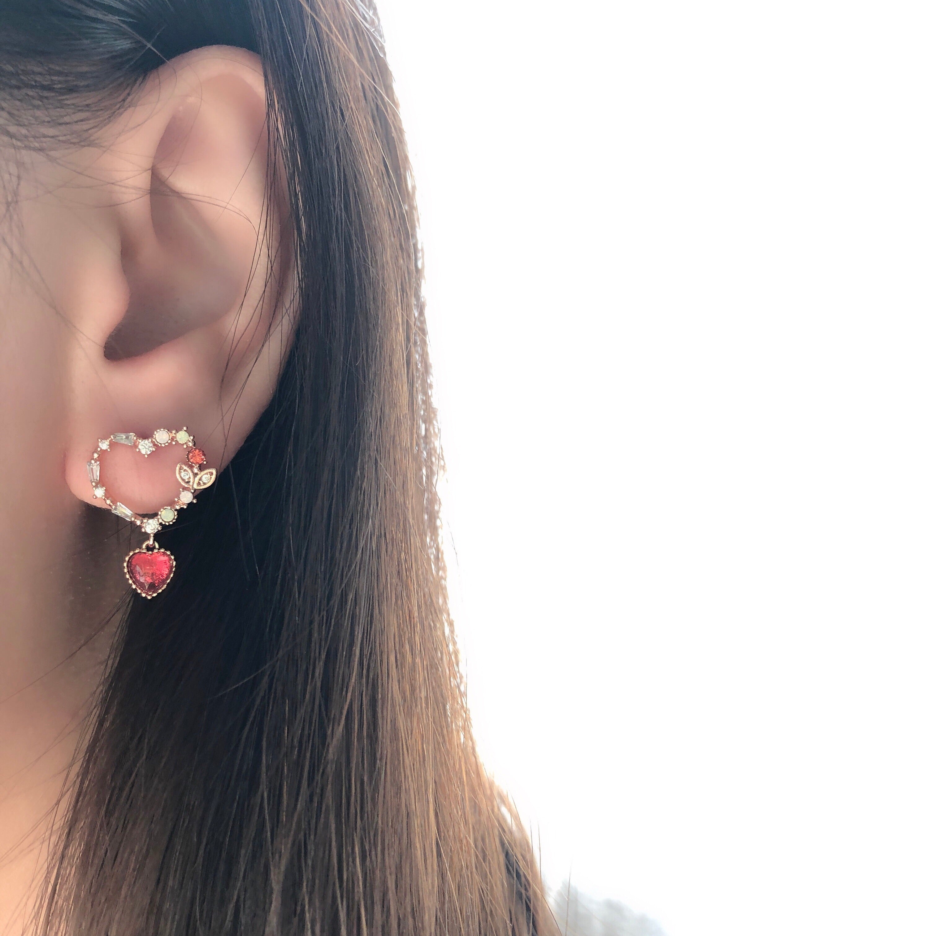 Made in Korea Earrings Korean Anting Cubic Zirconia Bride Bridal Dinner 925 Sterling Silver Accessory Fashion Fancy Stylish Costume Jewellery Online Malaysia Shopping Trendy Accessories Daily Wear Jewelry Dainty Minimalist Delicate Clip On Earrings No Piercing Special Perfect Gift From Heart For Your Loved One