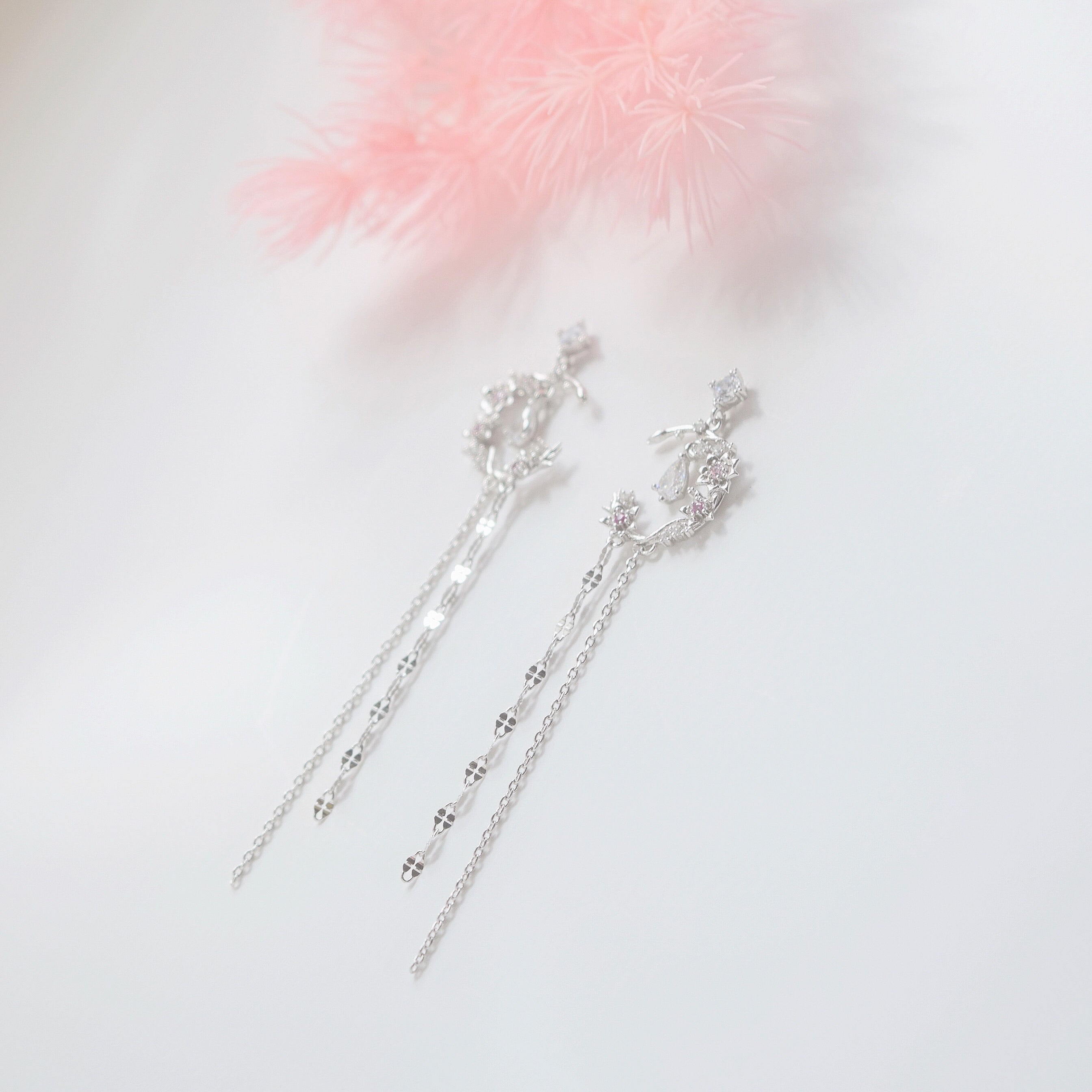 Made in Korea Earrings Korean Anting Cubic Zirconia Bride Bridal Dinner 925 Sterling Silver Fashion Costume Jewellery Online Malaysia Shopping Trendy No Piercing Special Perfect Gift From Heart For Your Loved One Accessory Gift for her Rose Gold Korea Made Earrings Korean Jewellery Jewelry Local Brand in Malaysia Cubic Zirconia Dainty Delicate Minimalist Jewellery Jewelry Bride Clip On Earrings  Silver Christmas Gift Set Xmas Silver snowman wreath candy cane present gift for her gift ideas