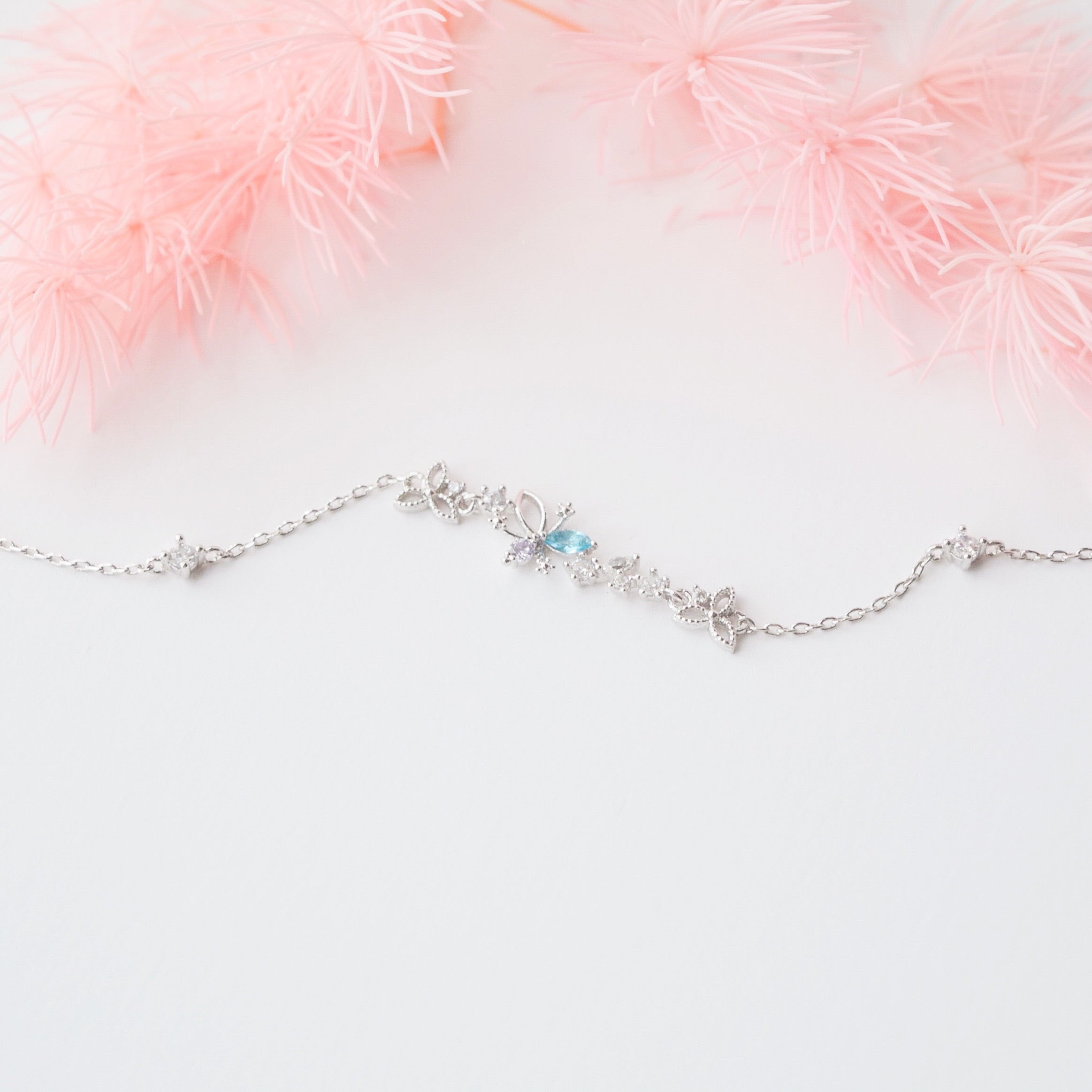 This item is a BACKORDER Stocks are estimated to reach by End March 2023  Bracelet Adorn yourself with this dainty yet delicate bracelet that is perfect addition into your jewellery box.   Material : Brass | Plating : 18k Rose Gold Plated Cubic zirconia stones Ideal for Sensitive Skin. It's Hypoallergenic, Lead-free and Nickel-free. Size : 15.0cm length + 3.0cm extension Made in Korea