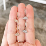 Cloud Huggie Hoop Earrings