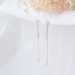 Rose Gold Made in Korea Earrings Korean Anting Cubic Zirconia Bride Bridal Dinner 925 Sterling Silver Accessory Fashion Fancy Stylish Costume Jewellery Online Malaysia Shopping Trendy Accessories Daily Wear Jewelry Dainty Minimalist Delicate Clip On Earrings No Piercing Special Perfect Gift From Heart For Your Loved One