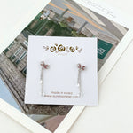 Made in Korea Earrings Korean Anting Cubic Zirconia Bride Bridal Dinner 925 Sterling Silver Fashion Costume Jewellery Online Malaysia Shopping Trendy No Piercing Special Perfect Gift From Heart For Your Loved One Accessory Gift for her Rose Gold Korea Made Earrings Korean Jewellery Jewelry Local Brand in Malaysia Cubic Zirconia Dainty Delicate Minimalist Jewellery Jewelry Bride Clip On Earrings Silver Christmas Gift Set Xmas Silver snowman butterfly present gift for her gift ideas
