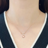 Rose Gold Romantic Love Necklace