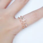 Rose Gold Ring Korea Made Rings Cubic Zirconia Stone 925 Silver Daily Wear Cincin Adjustable Gift For Her Surprise Jewellery Jewelry Malaysia Accessory