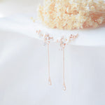 Made in Korea Earrings Korean Anting Cubic Zirconia Bride Bridal Dinner 925 Sterling Silver Accessory Fashion Fancy Stylish Costume Jewellery Online Malaysia Shopping Trendy Accessories Daily Wear Jewelry Dainty Minimalist Delicate Clip On Earrings No Piercing Special Perfect Gift From Heart For Your Loved One Sakura さくら
