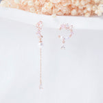 Rose Gold Made in Korea Earrings Korean Anting Cubic Zirconia Bride Bridal Dinner 925 Sterling Silver Accessory Fashion Fancy Stylish Costume Jewellery Online Malaysia Shopping Trendy Accessories Daily Wear Jewelry Dainty Minimalist Delicate Clip On Earrings No Piercing Special Perfect Gift From Heart For Your Loved One