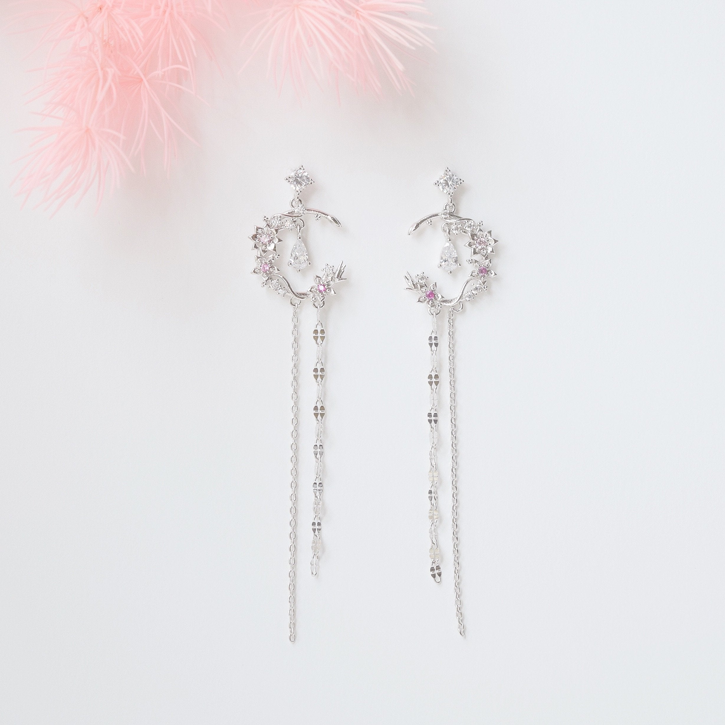 Made in Korea Earrings Korean Anting Cubic Zirconia Bride Bridal Dinner 925 Sterling Silver Fashion Costume Jewellery Online Malaysia Shopping Trendy No Piercing Special Perfect Gift From Heart For Your Loved One Accessory Gift for her Rose Gold Korea Made Earrings Korean Jewellery Jewelry Local Brand in Malaysia Cubic Zirconia Dainty Delicate Minimalist Jewellery Jewelry Bride Clip On Earrings Silver Christmas Gift Set Xmas Silver snowman wreath candy cane present gift for her gift ideas