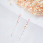 Rose Gold Made in Korea Earrings Korean Anting Cubic Zirconia Bride Bridal Dinner 925 Sterling Silver Accessory Fashion Fancy Stylish Costume Jewellery Online Malaysia Shopping Trendy Accessories Daily Wear Jewelry Dainty Minimalist Delicate Clip On Earrings No Piercing Special Perfect Gift From Heart For Your Loved One