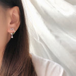 Made in Korea Earrings Korean Anting Cubic Zirconia Bride Bridal Dinner 925 Sterling Silver Accessory Fashion Fancy Stylish Costume Jewellery Online Malaysia Shopping Trendy Accessories Daily Wear Jewelry Dainty Minimalist Delicate Clip On Earrings No Piercing Special Perfect Gift From Heart For Your Loved One