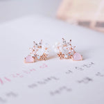 Made in Korea Earrings Korean Anting Cubic Zirconia Bride Bridal Dinner 925 Sterling Silver Accessory Fashion Fancy Stylish Jewellery Online Malaysia Shopping Trendy Accessories Daily Wear Jewelry Dainty Minimalist Delicate Clip On Earrings No Piercing Special Perfect Gift From Heart For Your Loved One