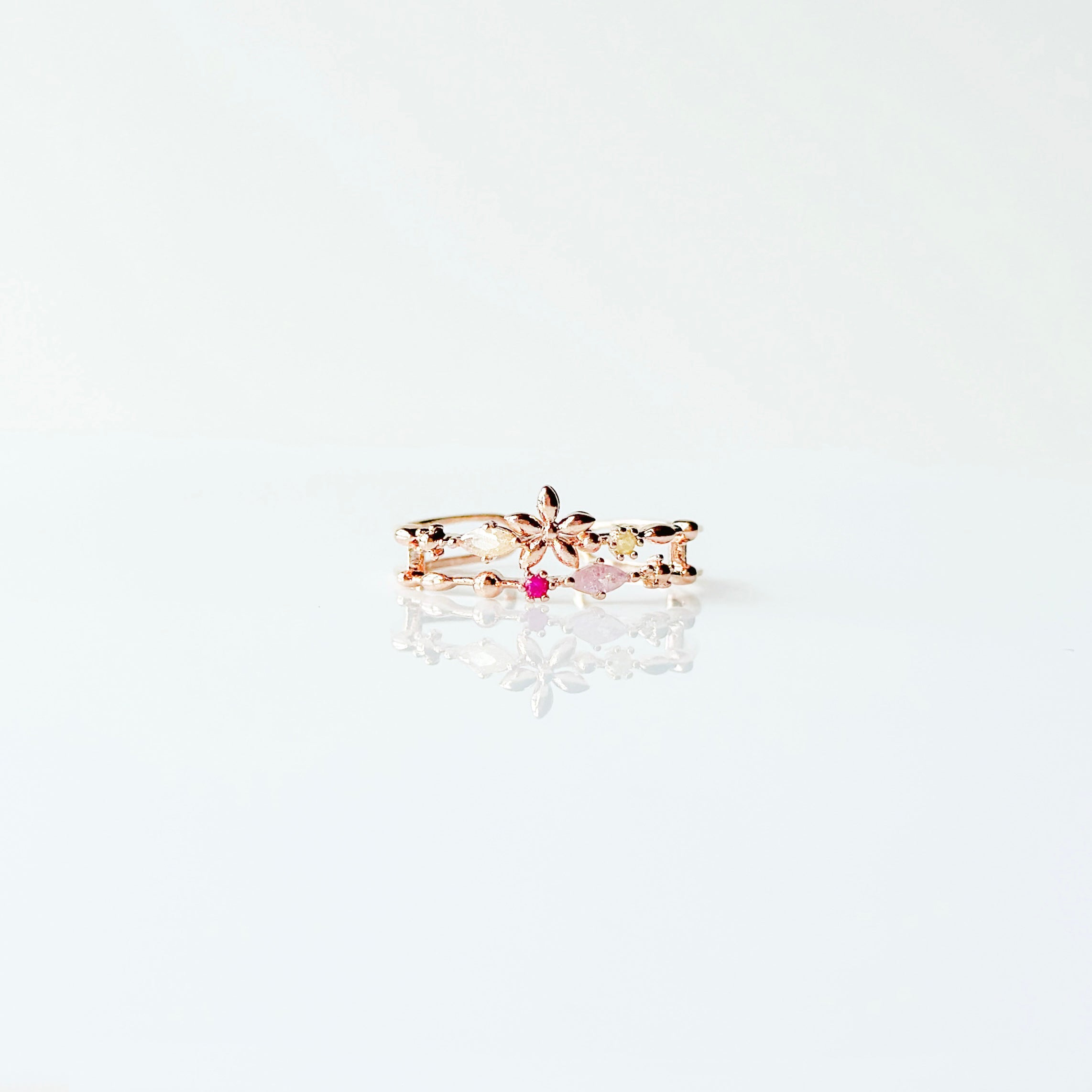 korean fashion rings korean promise ring Rose Gold Ring Korea Made Earrings Cubic Zirconia Stone 925 Silver Daily Wear Stylish Cincin Adjustable Jewellery Perfect Surprise Gift For Your Loved One ring korean ring cincin floral ring silver rings swarovski ring promise rings korean style rings korean diamond ring gift for her bestfriend ring bestie ring silver ring diamond ring swarovski made in korea korea accessory wedding ring pandora ring