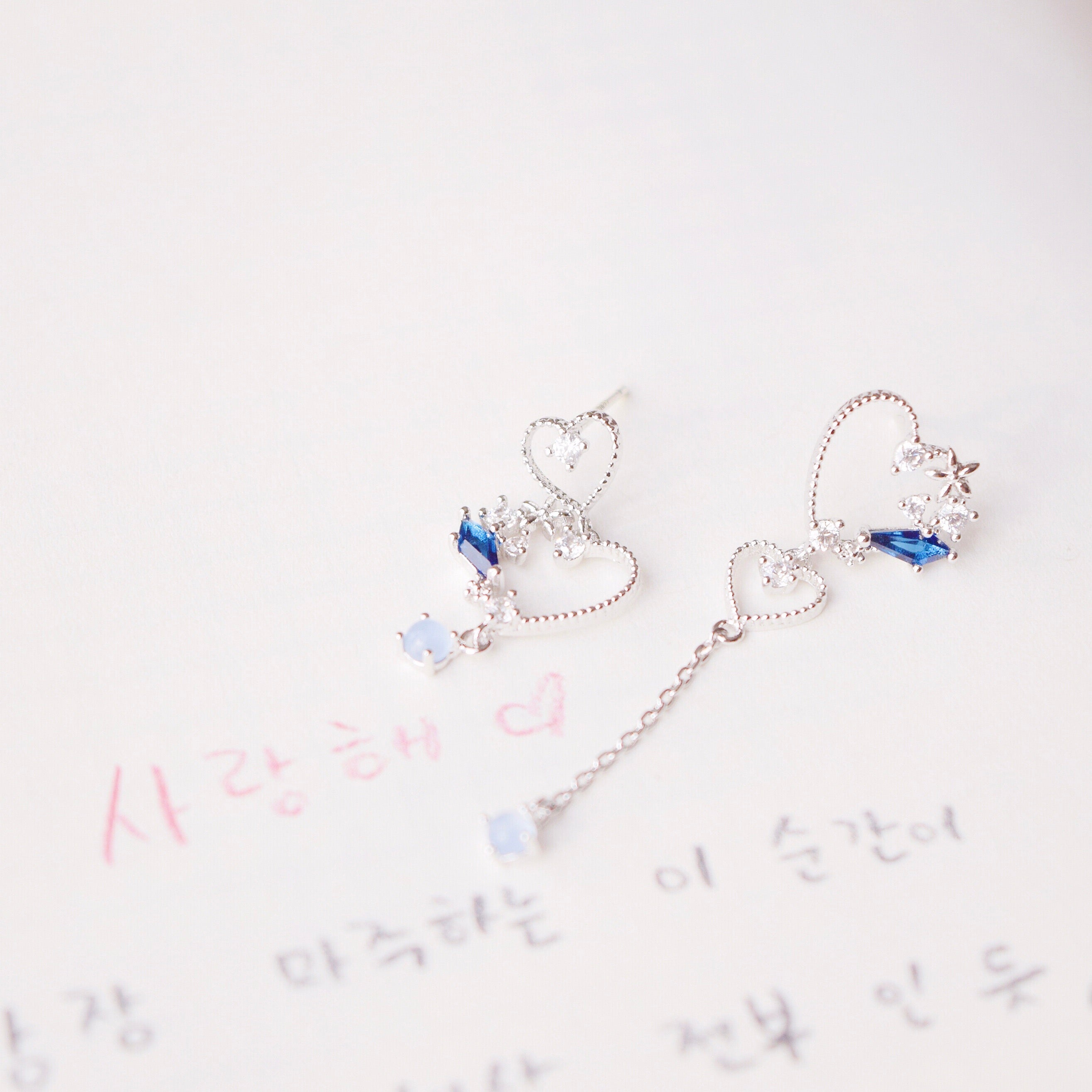 Korea Made Earrings Local Brand in Malaysia Cubic Zirconia Dainty Delicate Minimalist Jewellery Jewelry Bridal Bride Clip On Earrings 925 Sterling Silver
