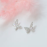 Made in Korea Earrings Korean Anting Cubic Zirconia Bride Bridal Dinner 925 Sterling Silver Fashion Costume Jewellery Online Malaysia Shopping Trendy No Piercing Special Perfect Gift From Heart For Your Loved One Accessory Gift for her Rose Gold Korea Made Earrings Korean Jewellery Jewelry Local Brand in Malaysia Cubic Zirconia Dainty Delicate Minimalist Jewellery Jewelry Bride Clip On Earrings  Silver Christmas Gift Set Xmas Silver snowman butterfly present gift for her gift ideas