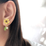 Made in Japan Earrings Japanese Style Anting Bride Bridal Dinner 925 Sterling Silver Accessory Fashion Fancy Stylish Costume Jewellery Online Malaysia Shopping Trendy Accessories Daily Wear Jewelry Dainty Minimalist Delicate Clip On Earrings No Piercing Special Perfect Gift From Heart For Your Loved One Chinese New Year Gong Xi Fa Cai 転写ビーズイヤリングピース手作りハンドメードアクセサリー  Sakura uv Resin Handmade In Malaysia uvレジン　さくら　桜  ひまわり ヒマワリ　向日葵