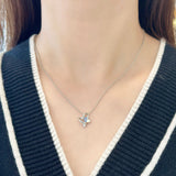 Silver Interlock Necklace