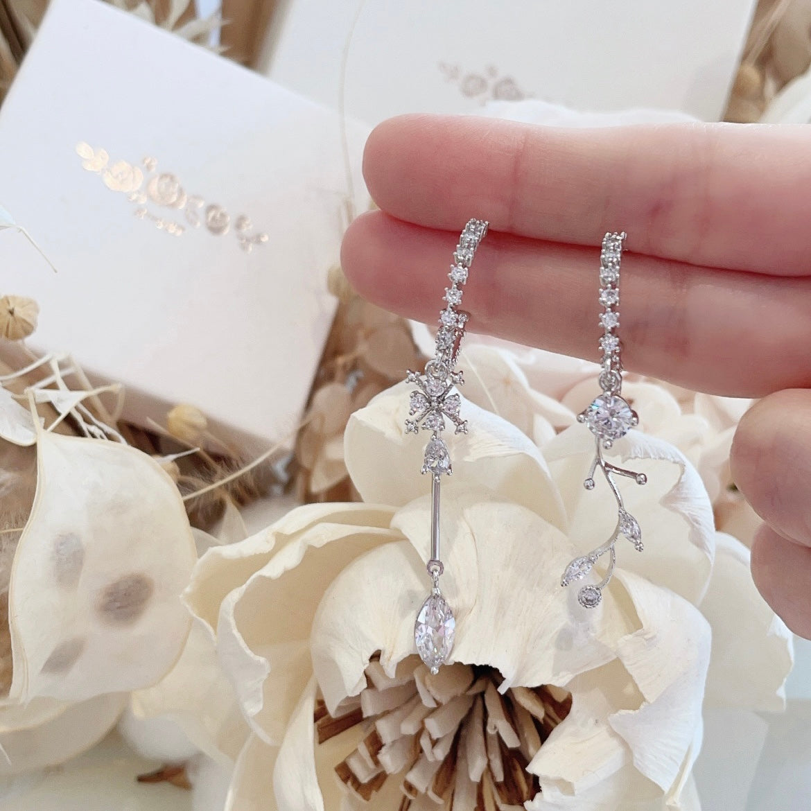 Rose Gold Made in Korea Earrings Korean Anting Cubic Zirconia Jewellery Malaysia Instagram 925 Sterling Silver hypoallergenic Instagram gift shops Jewellery Online Malaysia Shopping No Piercing Perfect Gift special gift Loved One Online jewellery Malaysia Gift for her Rose Gold Korea Made Earrings Korean Jewellery Jewelry Cubic Zirconia Dainty Delicate Minimalist Jewellery Jewelry Bride Clip On Earrings Silver Gift Set present gift for her gift ideas daily wear earrings spring earrings birthday gift