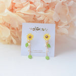 Made in Japan Earrings Japanese Style Anting Bride Bridal Dinner 925 Sterling Silver Accessory Fashion Fancy Stylish Costume Jewellery Online Malaysia Shopping Trendy Accessories Daily Wear Jewelry Dainty Minimalist Delicate Clip On Earrings No Piercing Special Perfect Gift From Heart For Your Loved One Chinese New Year Gong Xi Fa Cai 転写ビーズイヤリングピース手作りハンドメードアクセサリー  Sakura uv Resin Handmade In Malaysia uvレジン　さくら　桜  ひまわり ヒマワリ　向日葵