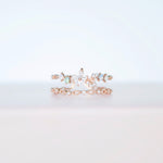 Rose Gold Ring Korea Made Rings Cubic Zirconia Stone 925 Silver Daily Wear Cincin Adjustable Gift For Her Surprise Jewellery Jewelry Malaysia Accessory 
