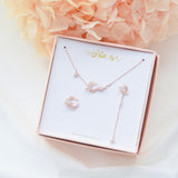 Made in Korea Earrings Necklace Bracelet Korean Anting Rantai Gelang Tangan Cubic Zirconia Bride Bridal Dinner 925 Sterling Silver Accessory Fashion Fancy Stylish Costume Jewellery Online Malaysia Shopping Trendy Accessories Daily Wear Jewelry Dainty Minimalist Delicate Clip On Earrings No Piercing Special Perfect Gift From Heart For Your Loved One Happy Valentines Day Petite Floral Box gift for her bracelet, surprise gift, birthday gift, gift set, premium gift, online gift shop, bridesmaid gift,