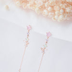 Rose Gold Made in Korea Earrings Korean Anting Cubic Zirconia Bride Bridal Dinner 925 Sterling Silver Accessory Fashion Fancy Stylish Costume Jewellery Online Malaysia Shopping Trendy Accessories Daily Wear Jewelry Dainty Minimalist Delicate Clip On Earrings No Piercing Special Perfect Gift From Heart For Your Loved One