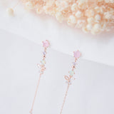 Rose Gold Made in Korea Earrings Korean Anting Cubic Zirconia Bride Bridal Dinner 925 Sterling Silver Accessory Fashion Fancy Stylish Costume Jewellery Online Malaysia Shopping Trendy Accessories Daily Wear Jewelry Dainty Minimalist Delicate Clip On Earrings No Piercing Special Perfect Gift From Heart For Your Loved One