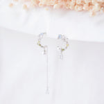 Made in Korea Earrings Korean Anting Cubic Zirconia Bride Bridal Dinner 925 Sterling Silver Accessory Fashion Fancy Stylish Costume Jewellery Online Malaysia Shopping Trendy Accessories Daily Wear Jewelry Dainty Minimalist Delicate Clip On Earrings No Piercing Special Perfect Gift From Heart For Your Loved One